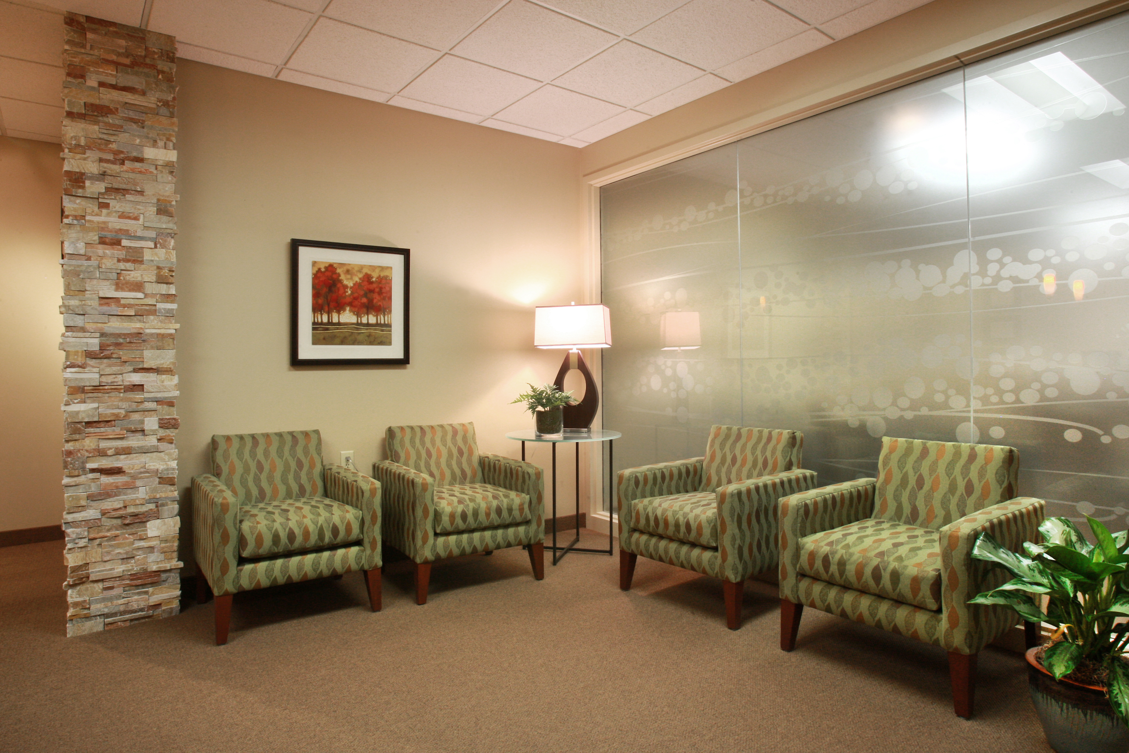 Maple Grove Reception area