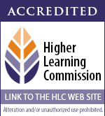  Higher Learning Commission badge